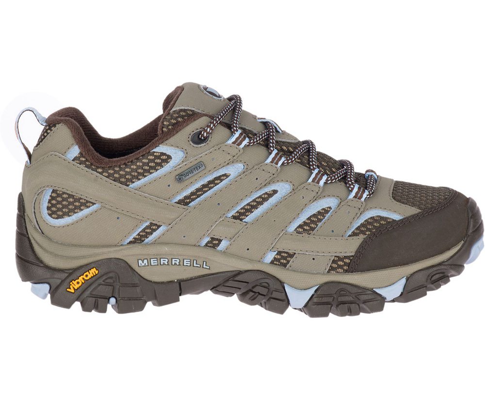 Buty Trekkingowe Merrell Damskie Szare - Moab 2 Gore-Tex® - 536948-OJR